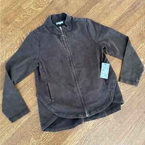NWT HABITAT Chill Jacket Hickory Brown Minimalist Earthy Neutral Grunge Boho S